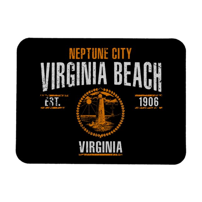 Magnet Flexible Virginia Beach (Horizontal)