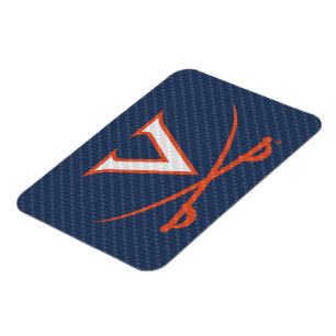 Magnet Flexible Virginia Cavaliers Fibre de carbone