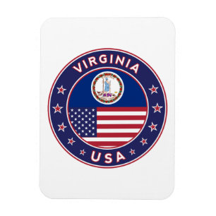 Magnet Flexible Virginia, Virginia autocollant, étui téléphonique,