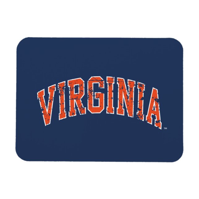 Magnet Flexible Virginia Wordmark désorganisé (Horizontal)