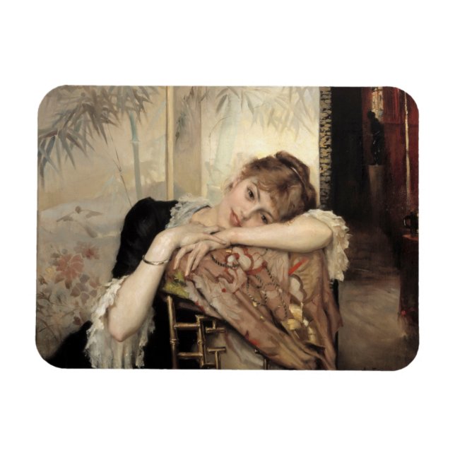 Magnet Flexible Virginie (La Parisienne) (par Albert Edelfeel) (Horizontal)