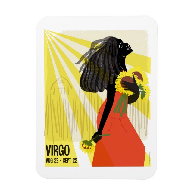 Magnet Flexible Virgo le Zodiac de Maiden (Vertical)