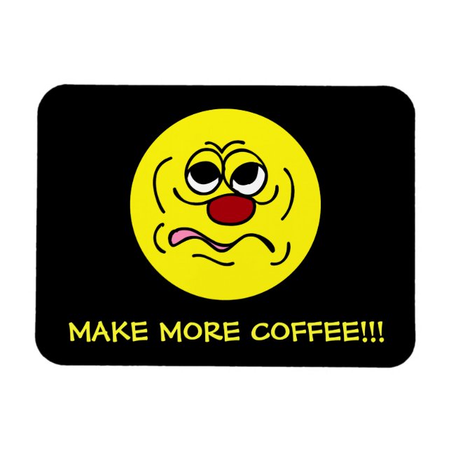 Magnet Flexible Visage somnolent Grumpey (Horizontal)