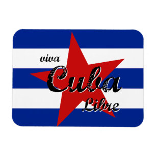 Magnet Flexible Viva Cuba Libre, La Havane, Fidel Castro, Che Guev