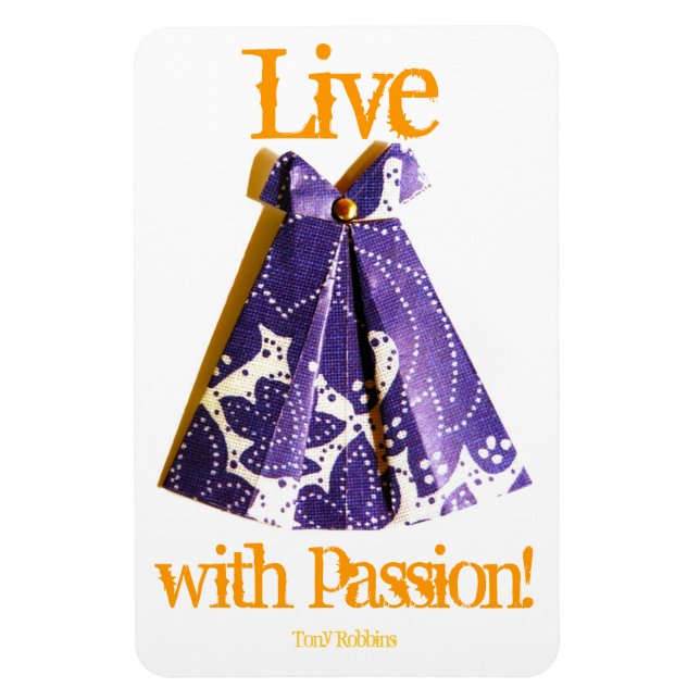 Magnet Flexible Vivez avec l'aimant Passion (Vertical)