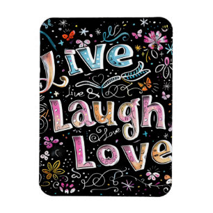 Magnet Flexible Vivre, aimer et rire