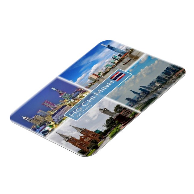 Magnet Flexible VN Vietnam - Ho Chi Minh Ville Saigon - (Côté Gauche)