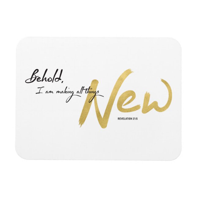 Magnet Flexible Voici, je fais tout ce que New Art Print (Horizontal)