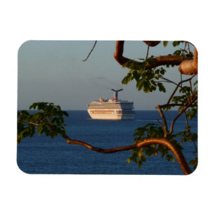 Magnet Flexible Voilier vers le coucher du soleil I Vacances de cr