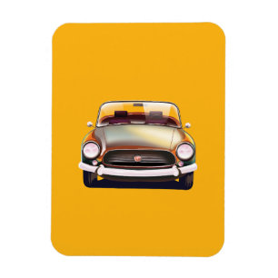 Magnet Flexible Voiture classique vintage
