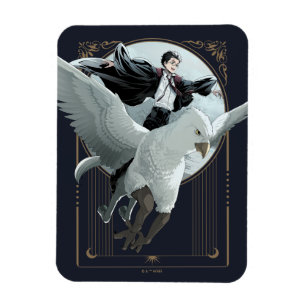 Magnet Flexible Vol Anime HARRY POTTER™ avec Buckbeak
