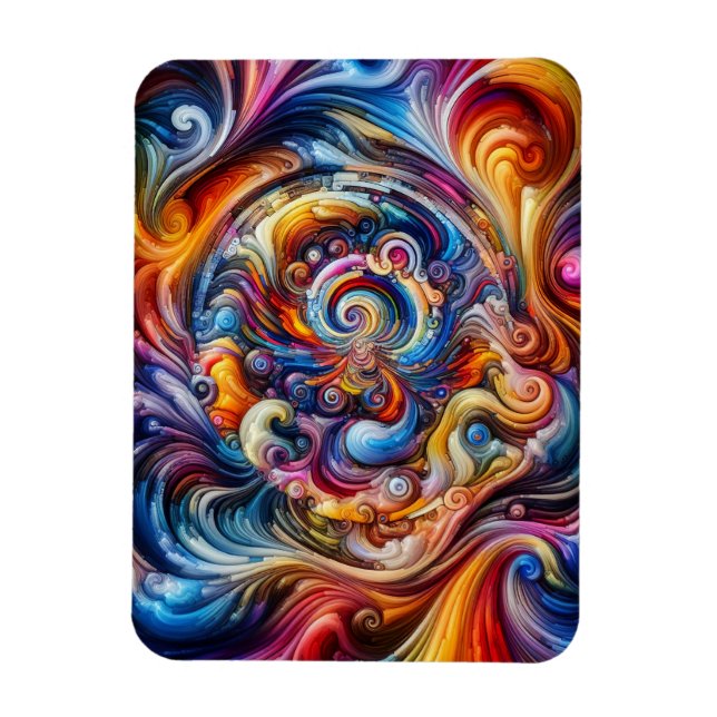 Magnet Flexible Vortex couleur dynamique (Vertical)