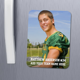 Magnet Flexible Votre photo Custom Football ou votre sport