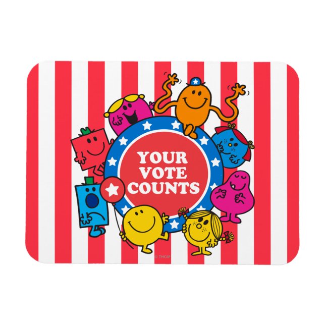 Magnet Flexible Votre Vote Compte ! (Horizontal)