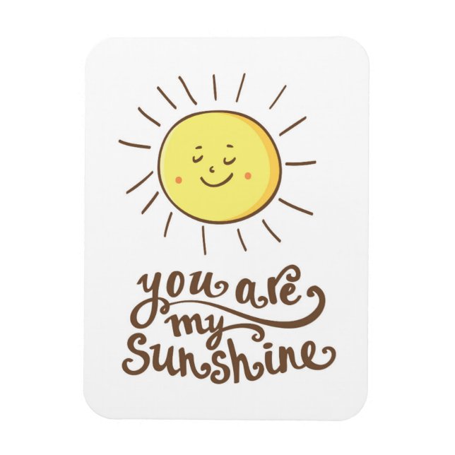 Magnet Flexible Vous Êtes Mon Soleil (Vertical)
