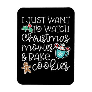 Magnet Flexible Vous Voulez Voir Les Films De Noël Cuire Cuisiner 