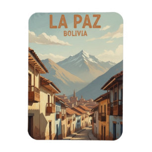 Magnet Flexible Voyage à La Paz Bolivie