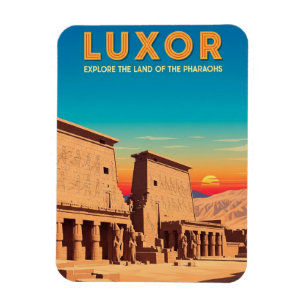 Magnet Flexible Voyage à Louxor en Égypte