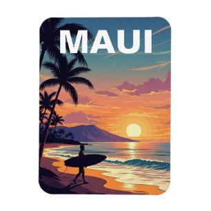 Magnet Flexible Voyage à Maui Hawaï
