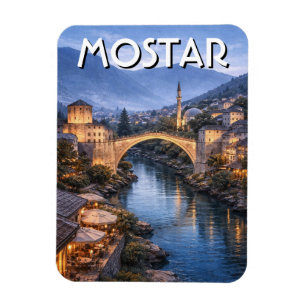 Magnet Flexible Voyage à Mostar en Bosnie-Herzégovine