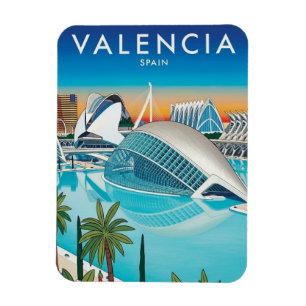 Magnet Flexible Voyage à Valence Espagne