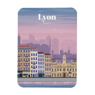 Magnet Flexible Voyage Art Voyage Lyon France