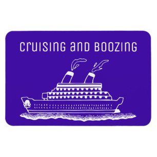 Magnet Flexible Voyage Crusing et boire de l'alcool de bateau de