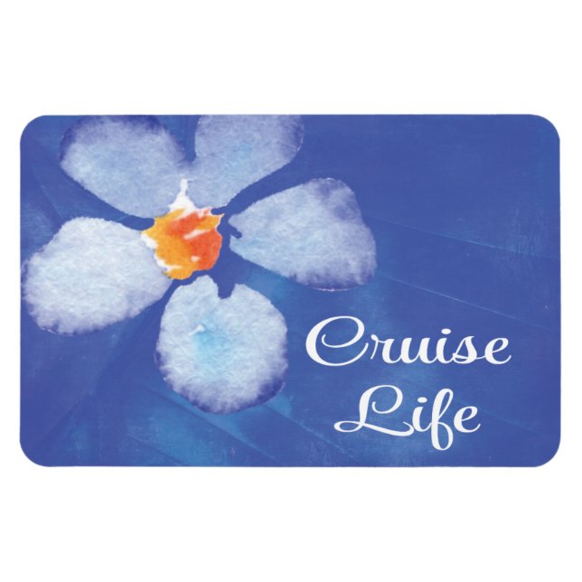 Magnet Flexible Voyage de croisière État Cabine Porte Signal Flora (Horizontal)