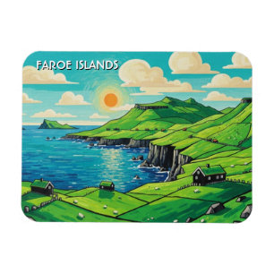Magnet Flexible Voyage Îles Féroé Danemark