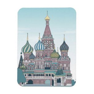 Magnet Flexible Voyage Russie Moscou