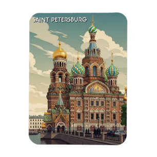 Magnet Flexible Voyage Russie Saint-Pétersbourg