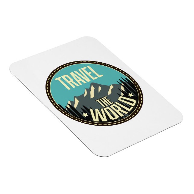 Magnet Flexible Voyagez dans le monde (Côté Droit)