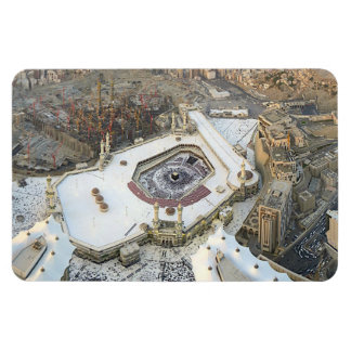 Magnet Flexible Vue aérienne de la Kaaba, Masjid al-Haram & Mecque