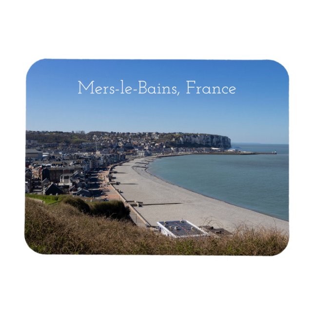 Magnet Flexible Vue aérienne, Mers-le-Bains, France (Horizontal)