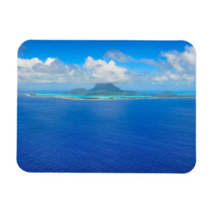 Magnet Flexible Vue aérienne sur l'aimant rectangulaire Bora Bora
