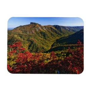 Magnet Flexible Vue automnale de Linville Gorge souvent appelée la
