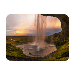 Magnet Flexible Vue de la cascade Islande Seljalandsfoss