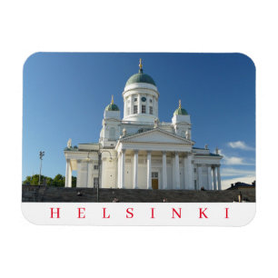 Magnet Flexible Vue de la cathédrale d'Helsinki aimant frigo