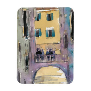 Magnet Flexible Vue de pont en canal des destinations   Venise