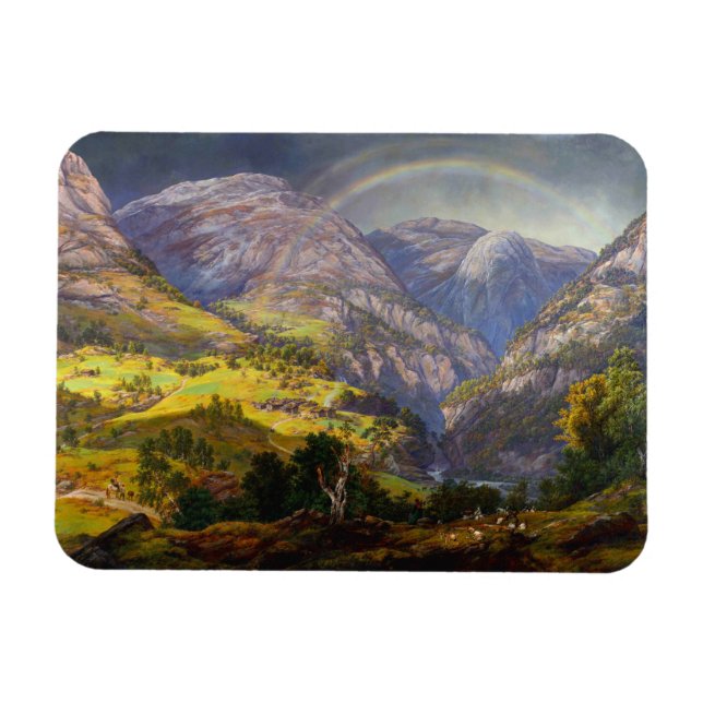 Magnet Flexible Vue de Stalheim en Norvège (Horizontal)