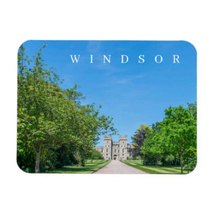 Magnet Flexible Vue d'entrée du château de Windsor aimant frigo