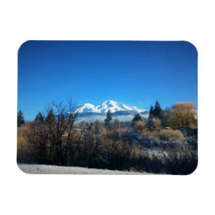 Magnet Flexible Vue d'hiver à Mount Shasta, CA