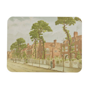Magnet Flexible Vue du parc de Bedford, 1882 (litho de couleur)