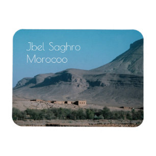 Magnet Flexible Vue et montagne Ighzoun, Maroc