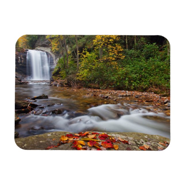 Magnet Flexible Vue Glass Falls Pisgah Forêt nationale (Horizontal)