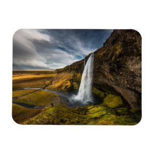 Magnet Flexible Vue magnifique du paysage de Seljalandsfoss