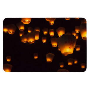 Magnet Flexible Vue nocturne des Sky Lanterns