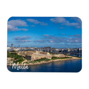 Magnet Flexible Vue panoramique de Sliema à Malte