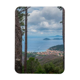 Magnet Flexible Vue pittoresque sur Marciana, Elba