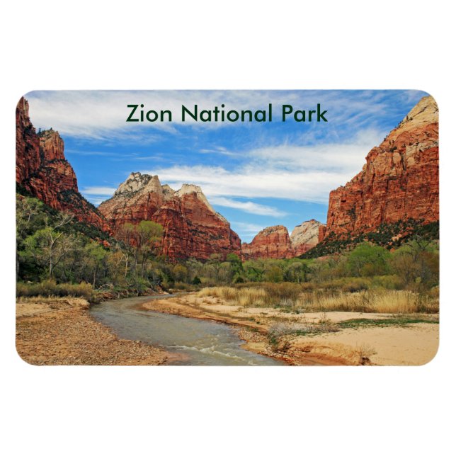 Magnet Flexible Vue sur la rivière Vierge 2 (Horizontal)